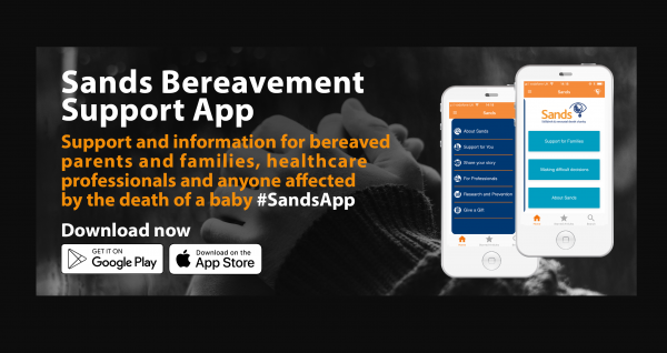 Sands Bereavement Support app